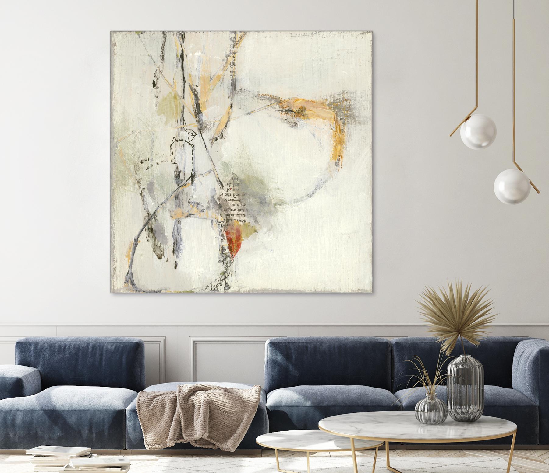 Short Stories IV by Terri Burris on GIANT ART - whites & creams abstract