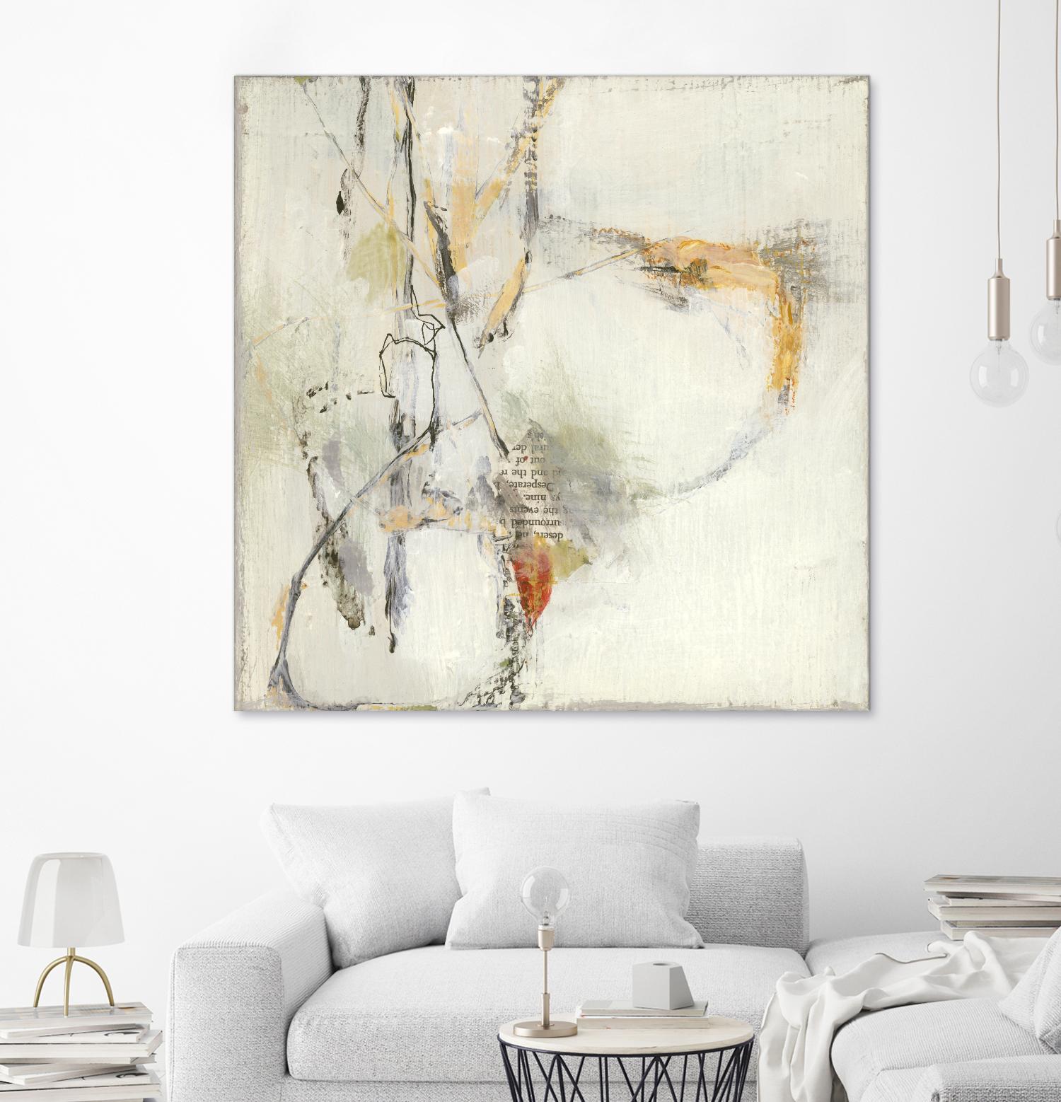 Short Stories IV by Terri Burris on GIANT ART - whites & creams abstract