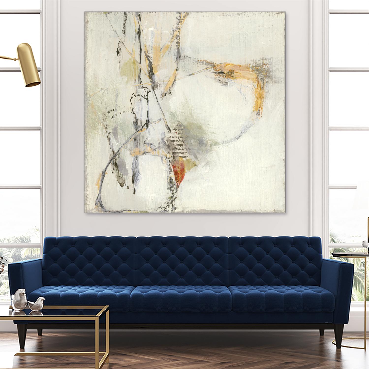 Short Stories IV by Terri Burris on GIANT ART - whites & creams abstract