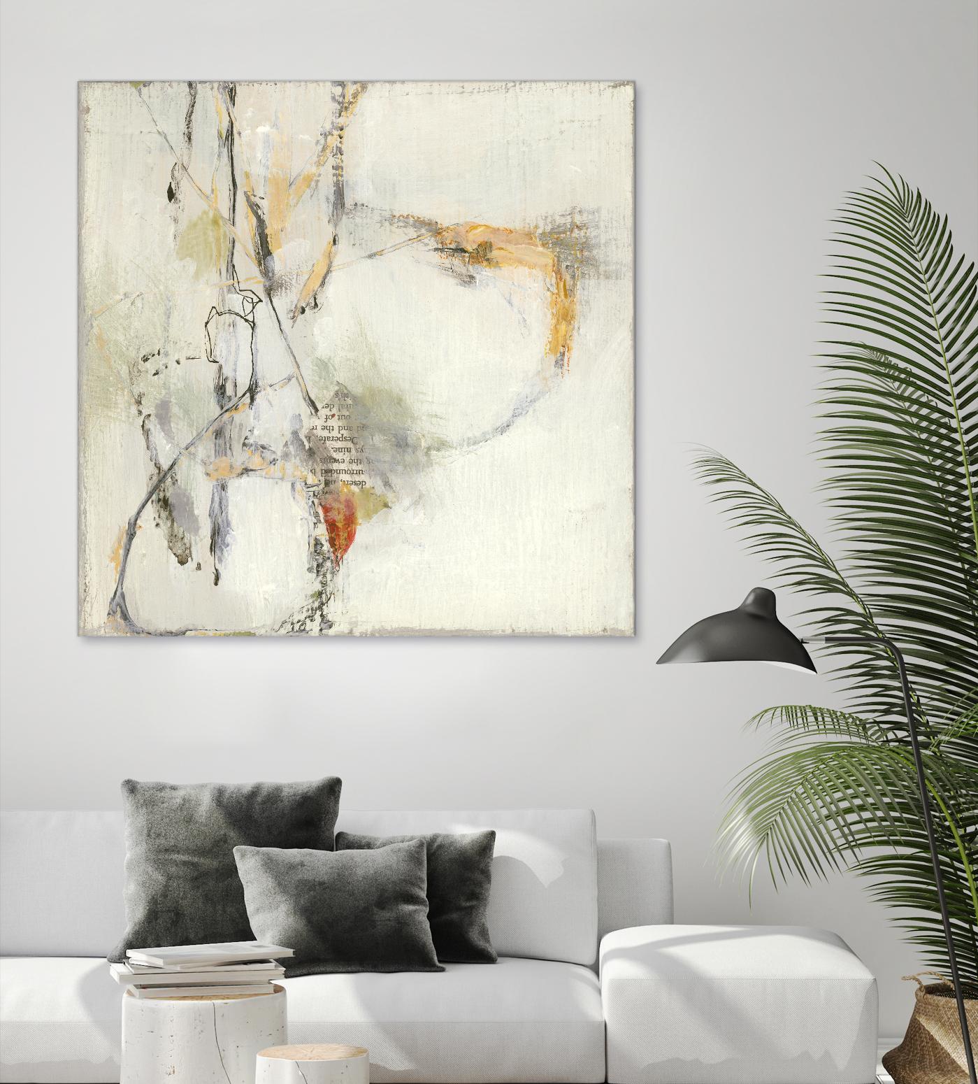 Short Stories IV by Terri Burris on GIANT ART - whites & creams abstract