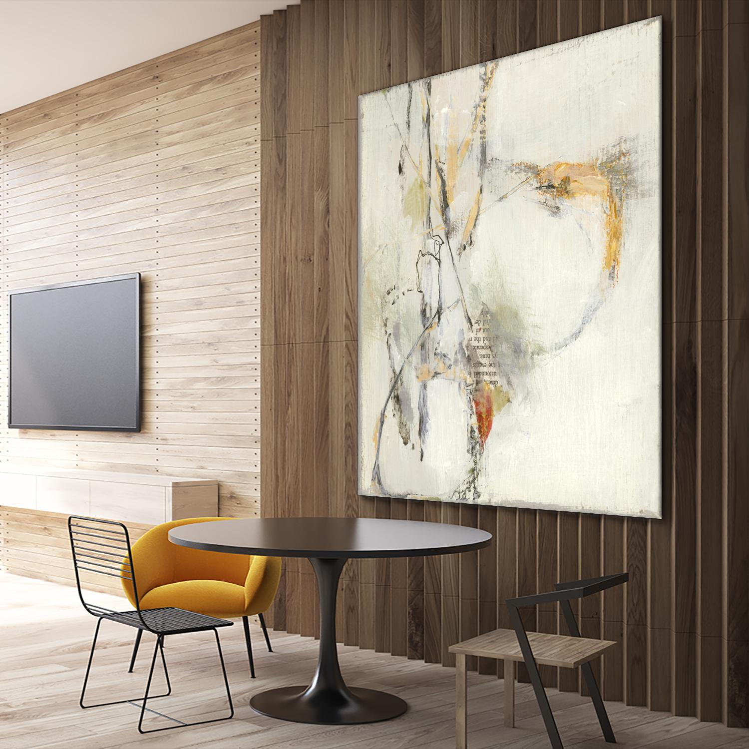 Short Stories IV by Terri Burris on GIANT ART - whites & creams abstract