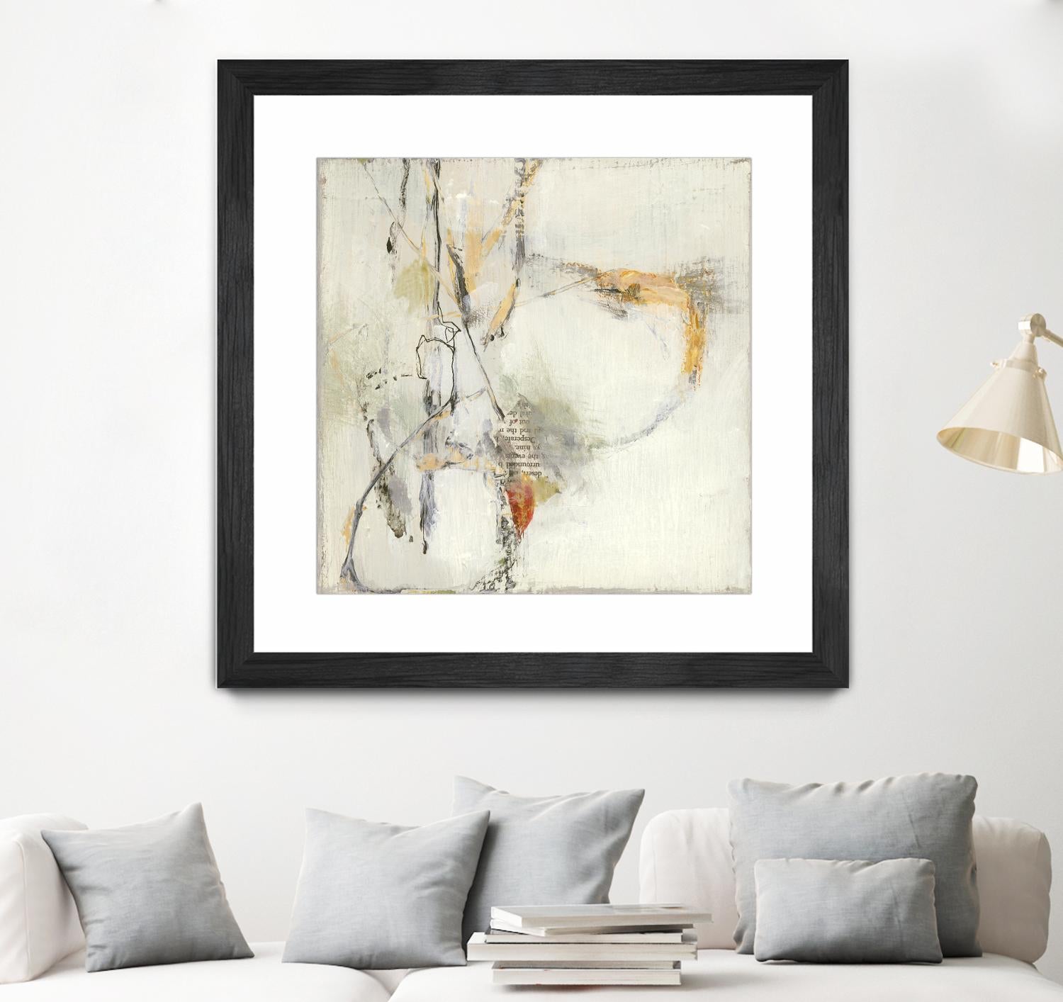 Short Stories IV by Terri Burris on GIANT ART - whites & creams abstract