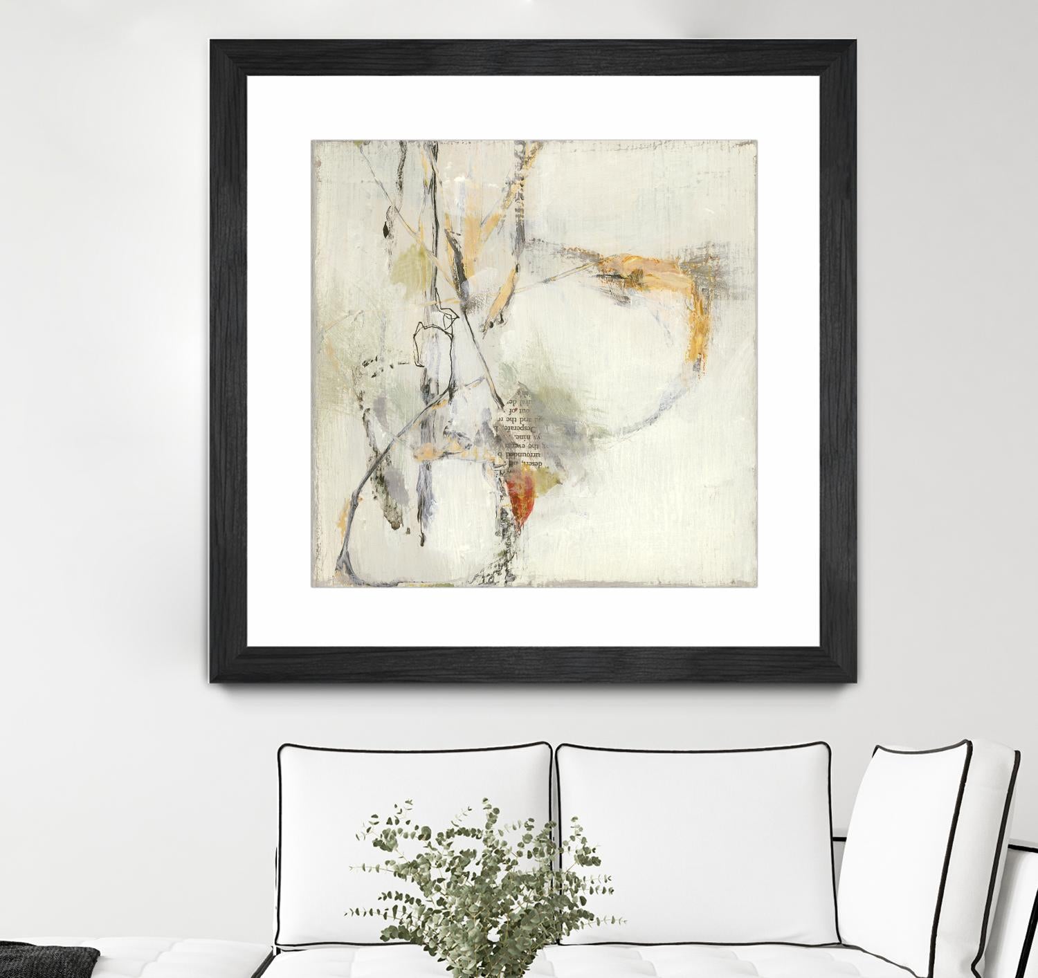 Short Stories IV by Terri Burris on GIANT ART - whites & creams abstract