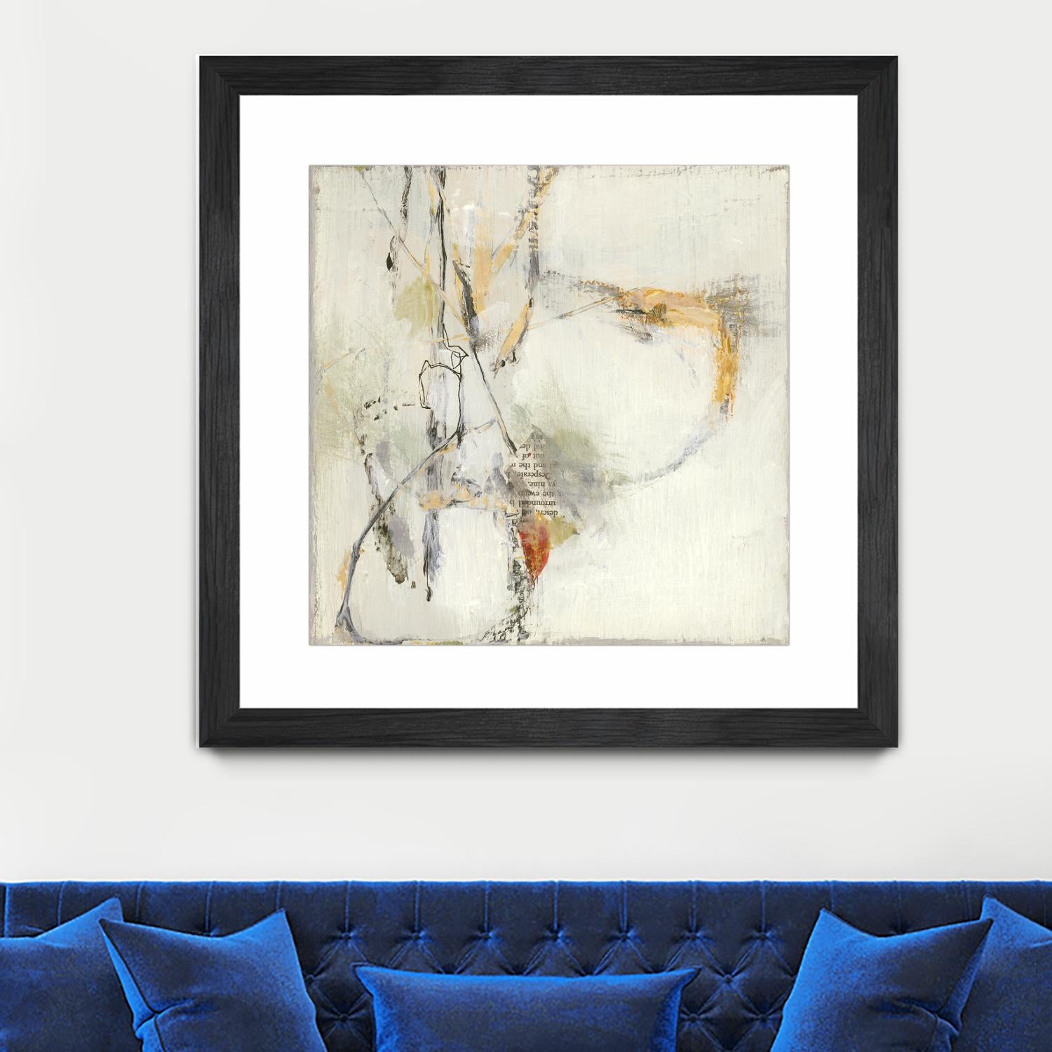 Short Stories IV by Terri Burris on GIANT ART - whites & creams abstract