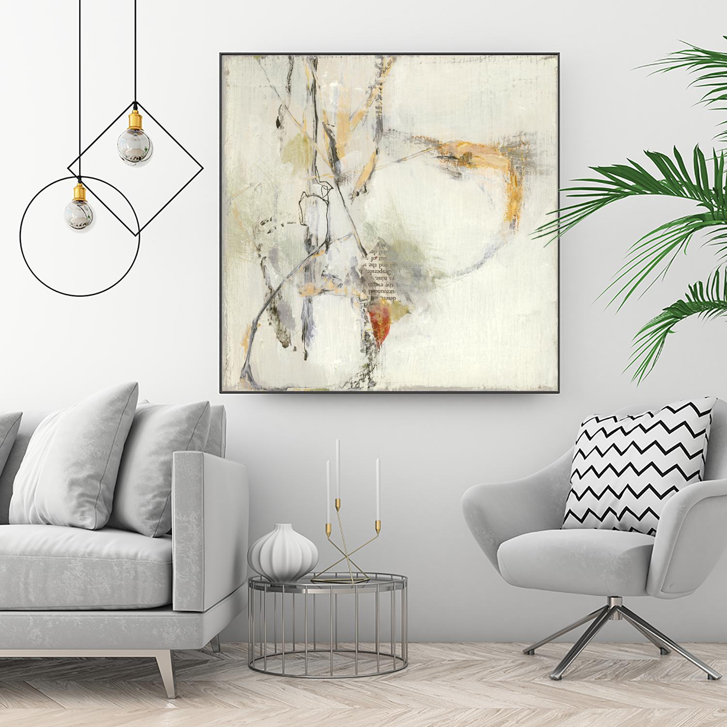 Short Stories IV by Terri Burris on GIANT ART - whites & creams abstract