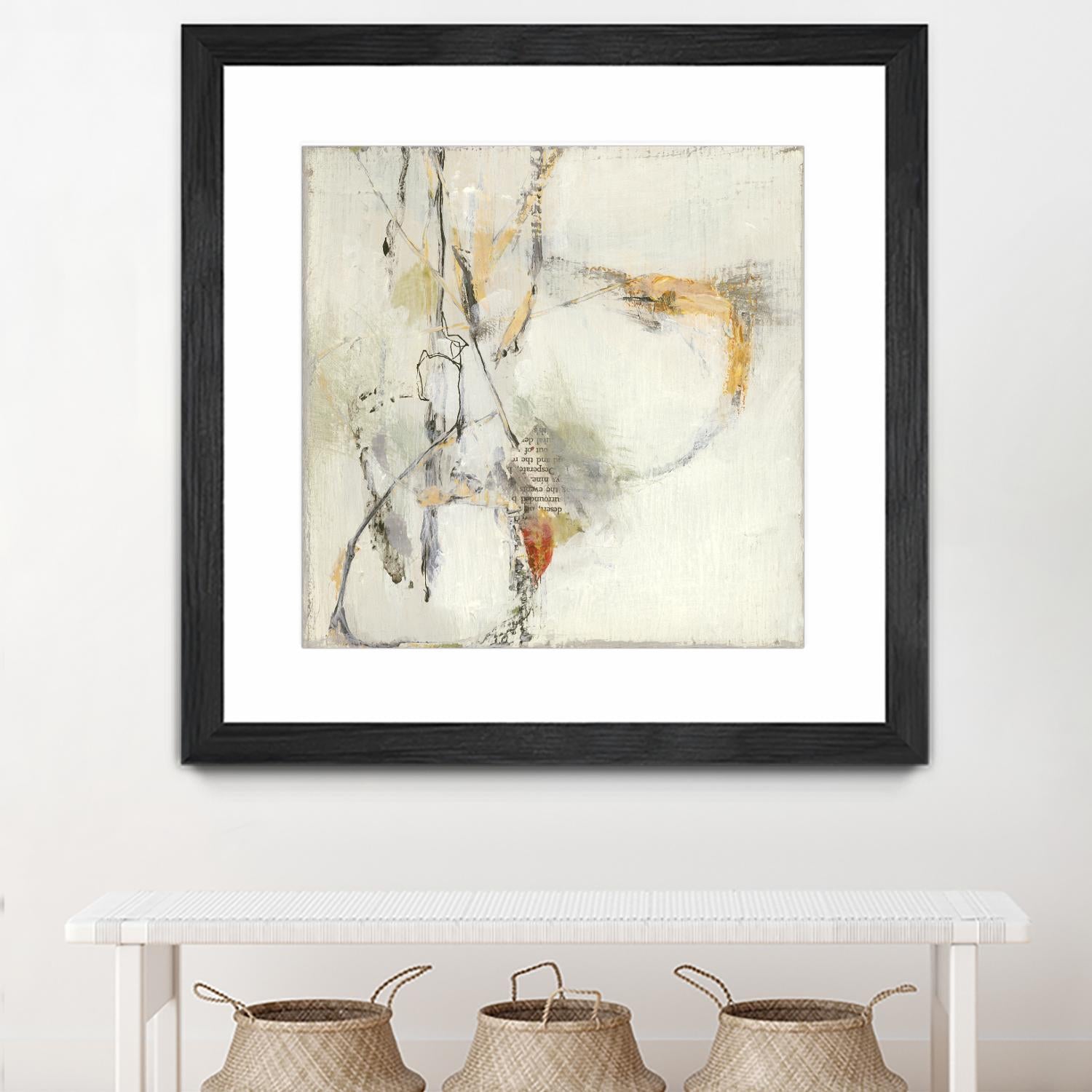 Short Stories IV by Terri Burris on GIANT ART - whites & creams abstract