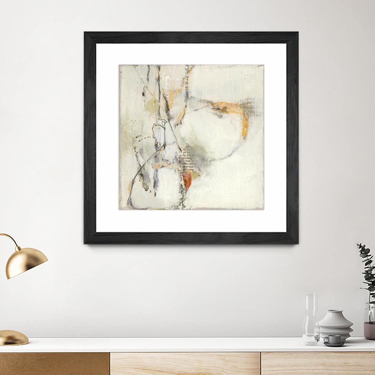 Short Stories IV by Terri Burris on GIANT ART - whites & creams abstract