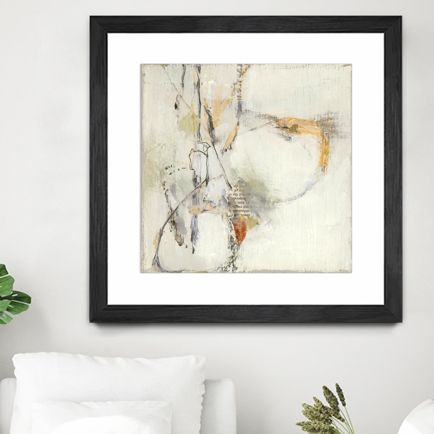 Short Stories IV by Terri Burris on GIANT ART - whites & creams abstract