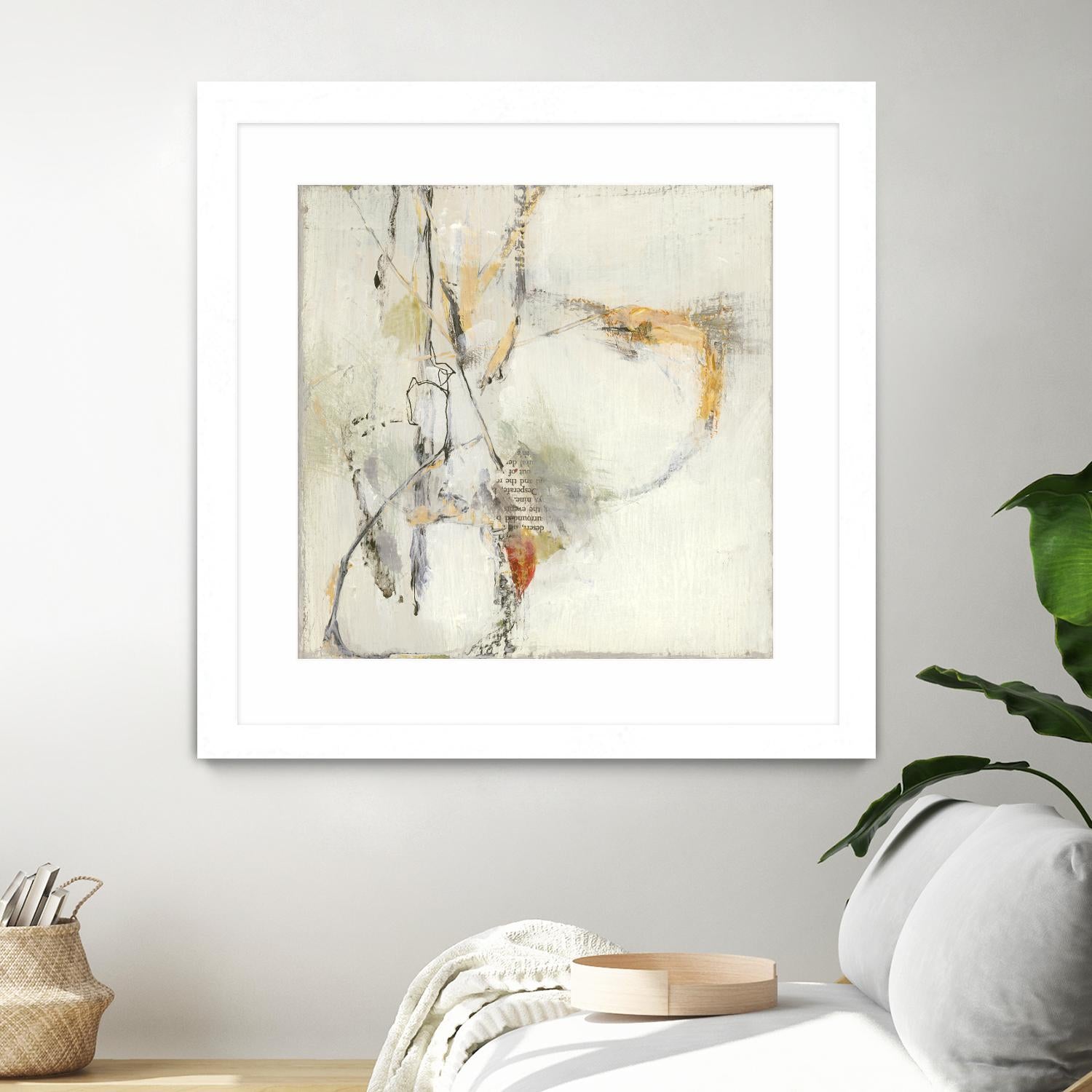 Short Stories IV by Terri Burris on GIANT ART - whites & creams abstract