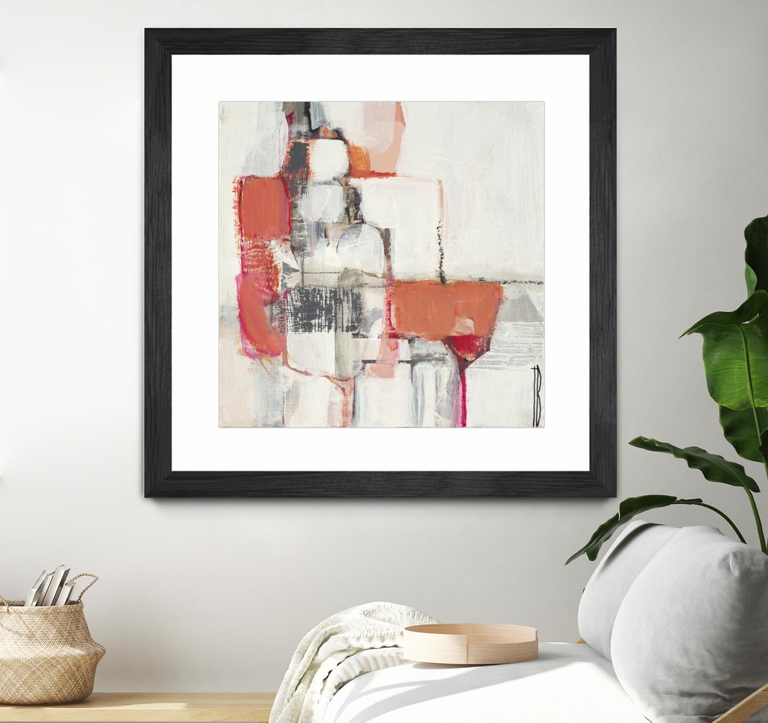 Map Series I by Terri Burris on GIANT ART - pinks abstract