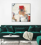 Bay Bridge I by Terri Burris on GIANT ART - reds abstract