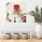 Bay Bridge I by Terri Burris on GIANT ART - reds abstract