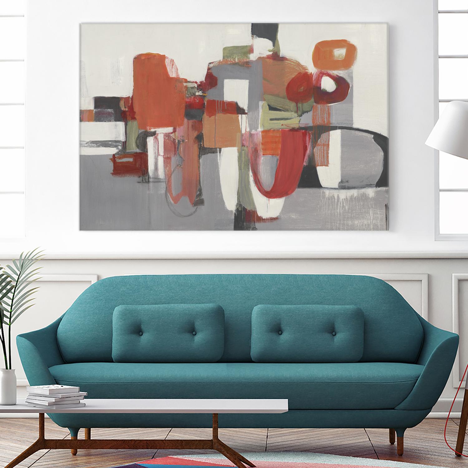 Laguna by Terri Burris on GIANT ART - reds abstract