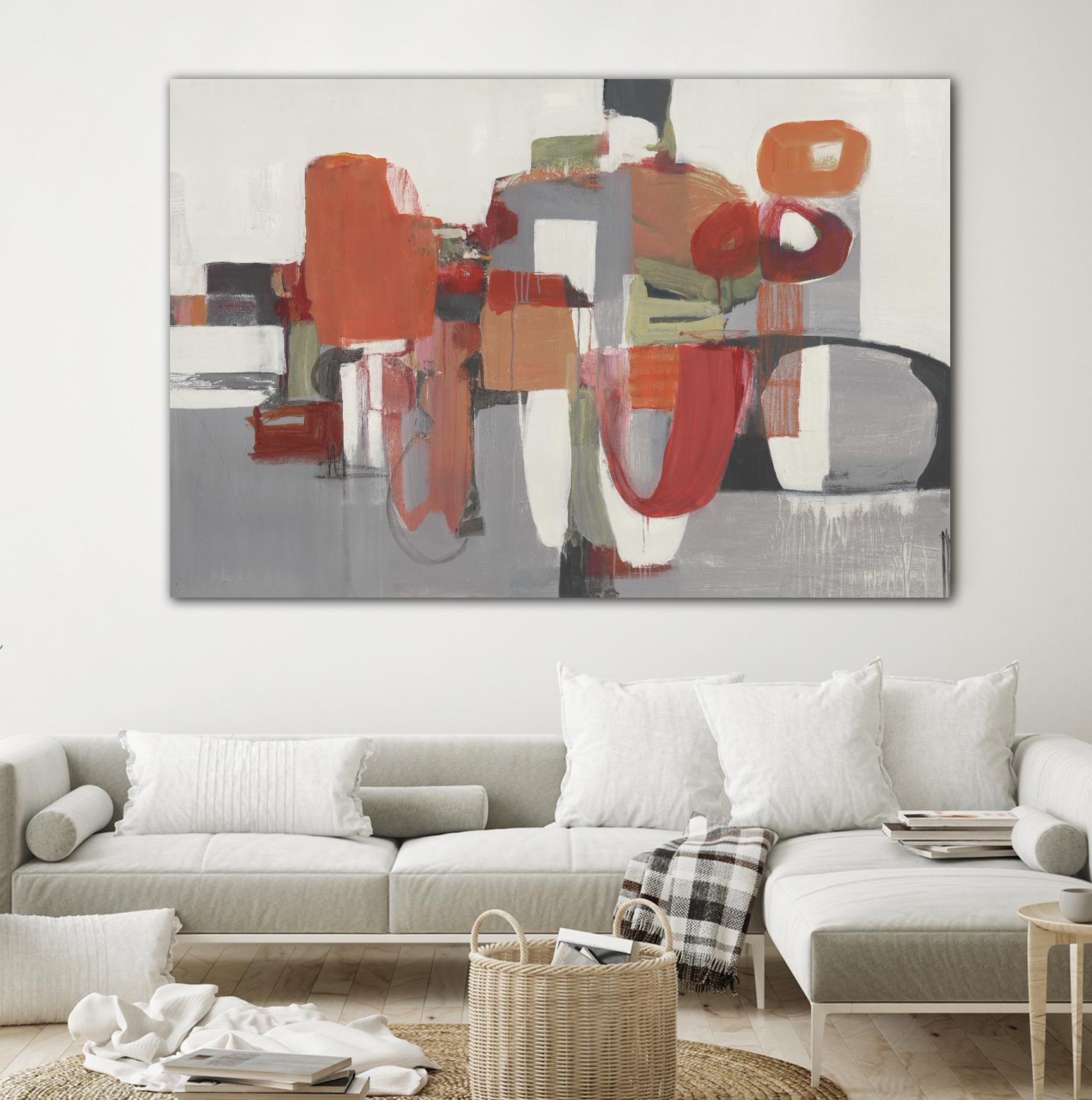 Laguna by Terri Burris on GIANT ART - reds abstract