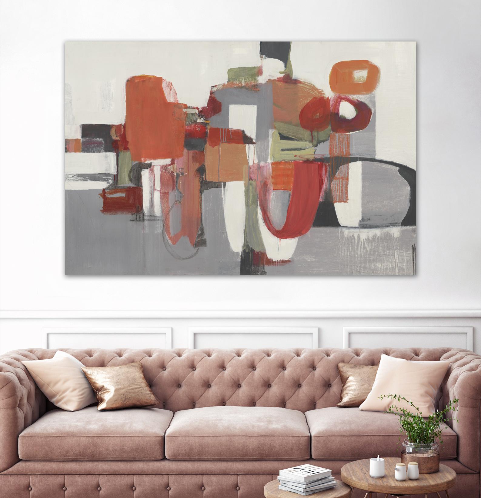 Laguna by Terri Burris on GIANT ART - reds abstract