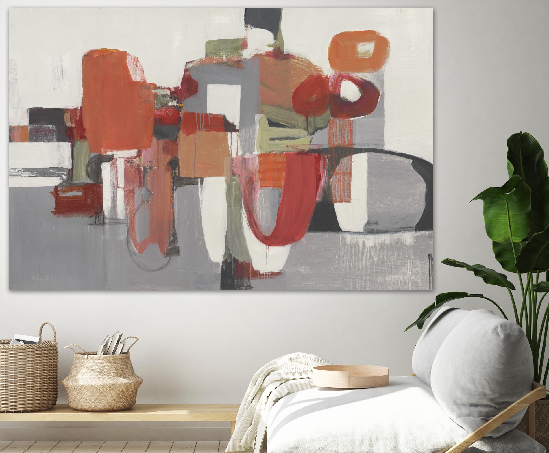 Laguna by Terri Burris on GIANT ART - reds abstract