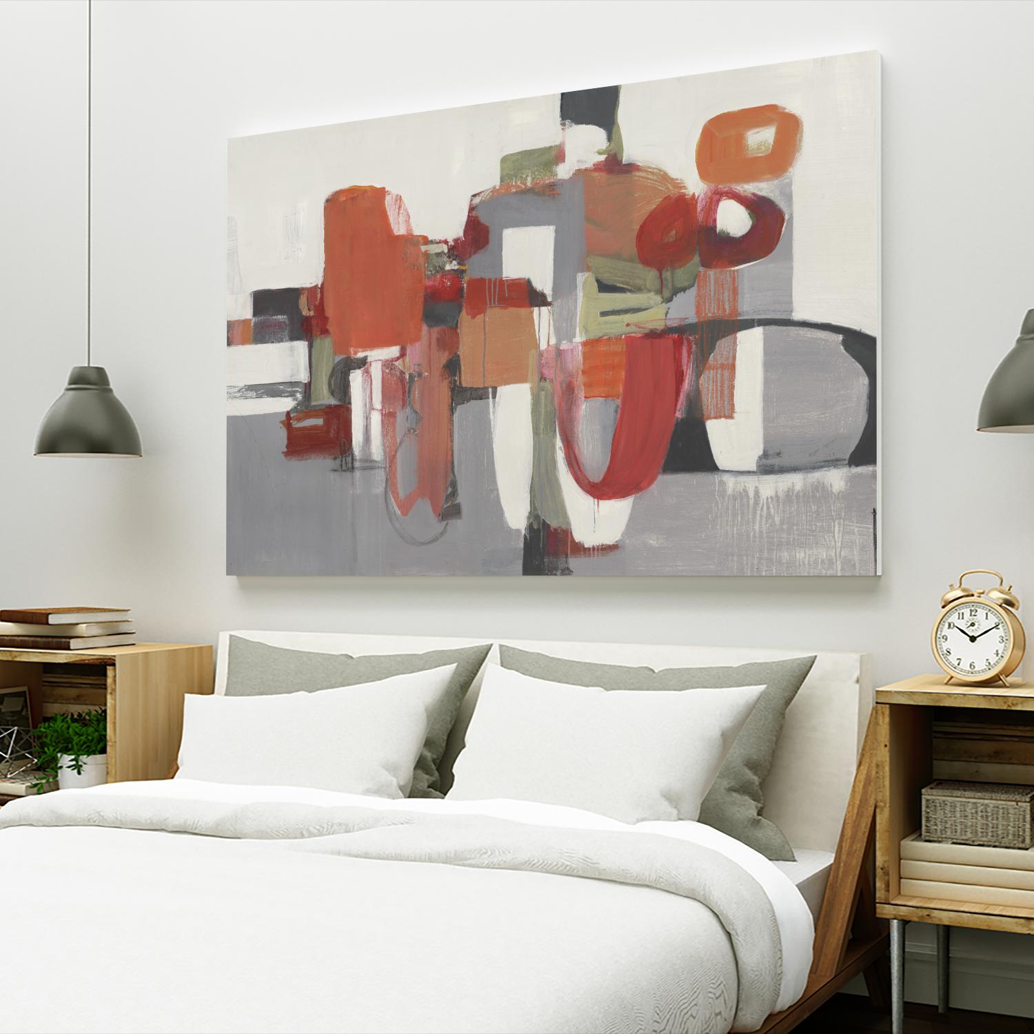 Laguna by Terri Burris on GIANT ART - reds abstract