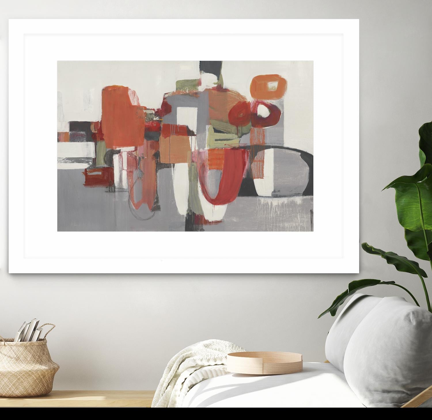 Laguna by Terri Burris on GIANT ART - reds abstract