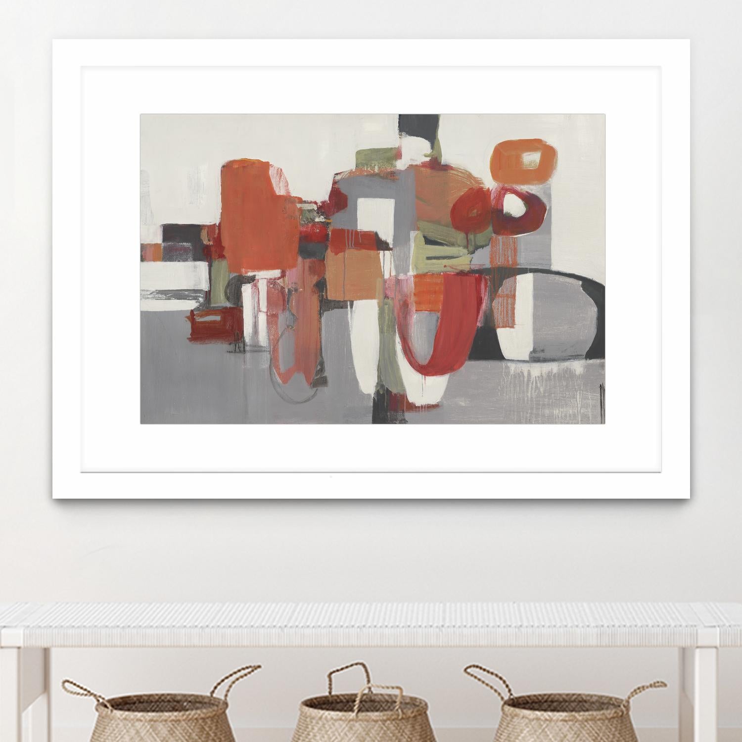 Laguna by Terri Burris on GIANT ART - reds abstract