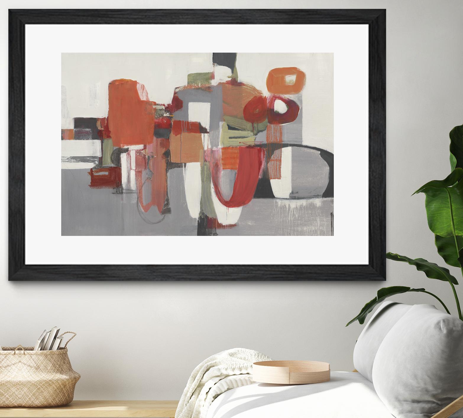 Laguna by Terri Burris on GIANT ART - reds abstract