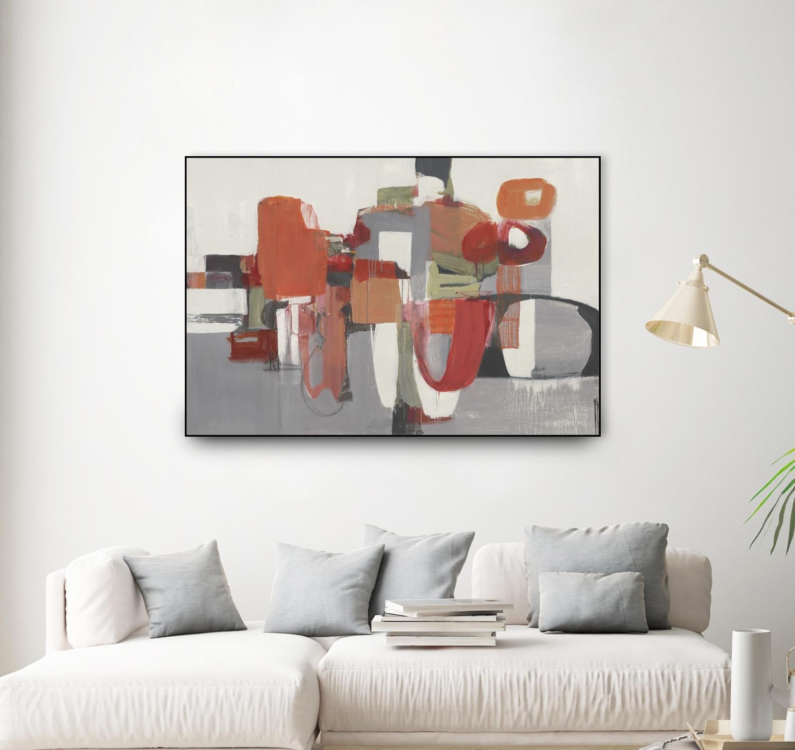 Laguna by Terri Burris on GIANT ART - reds abstract