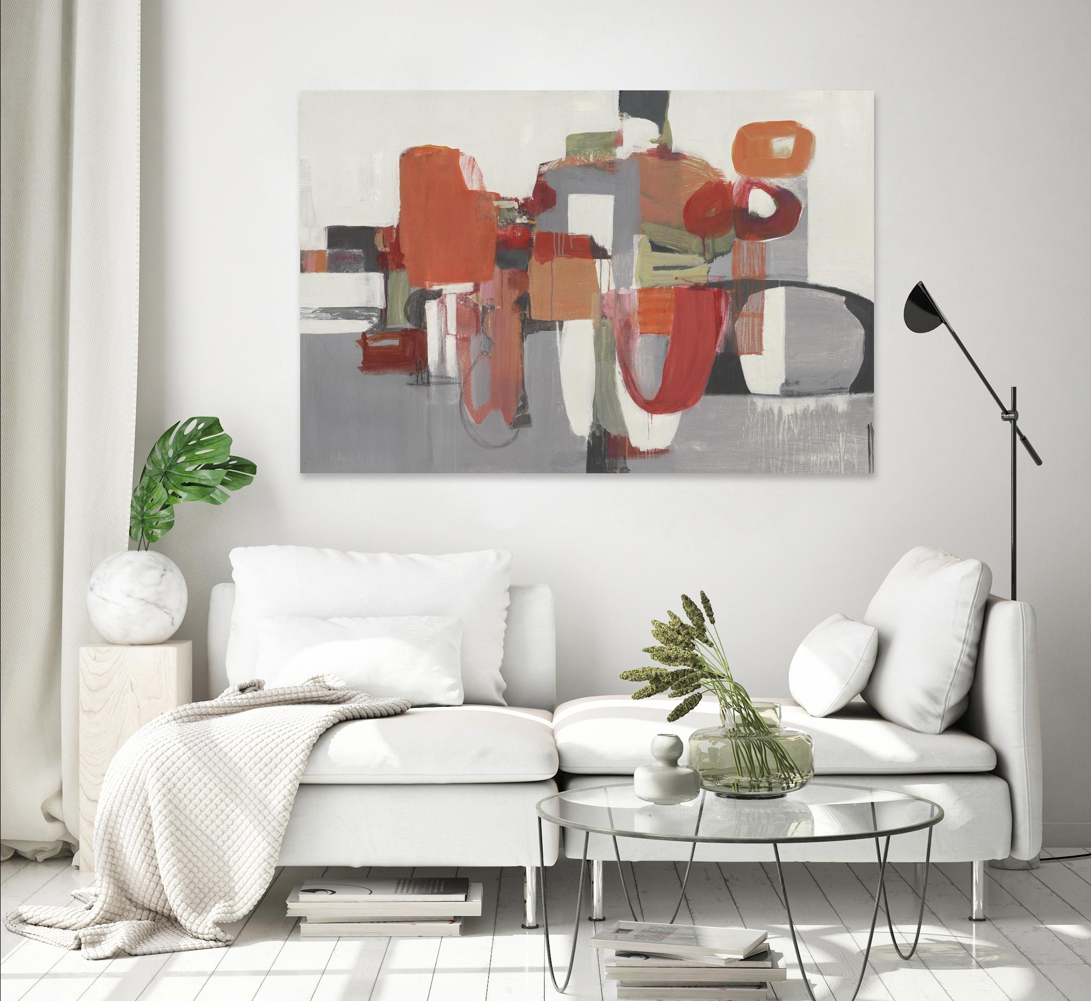 Laguna by Terri Burris on GIANT ART - reds abstract