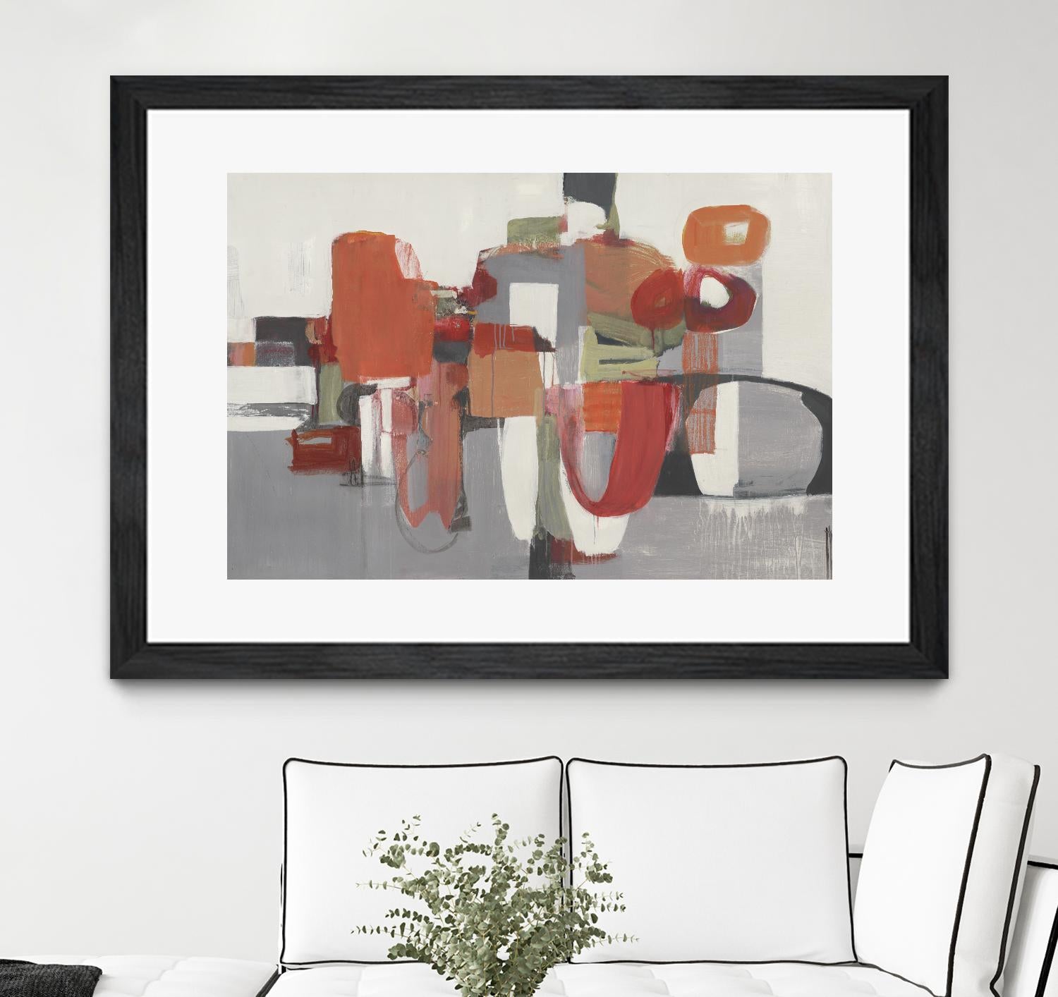 Laguna by Terri Burris on GIANT ART - reds abstract