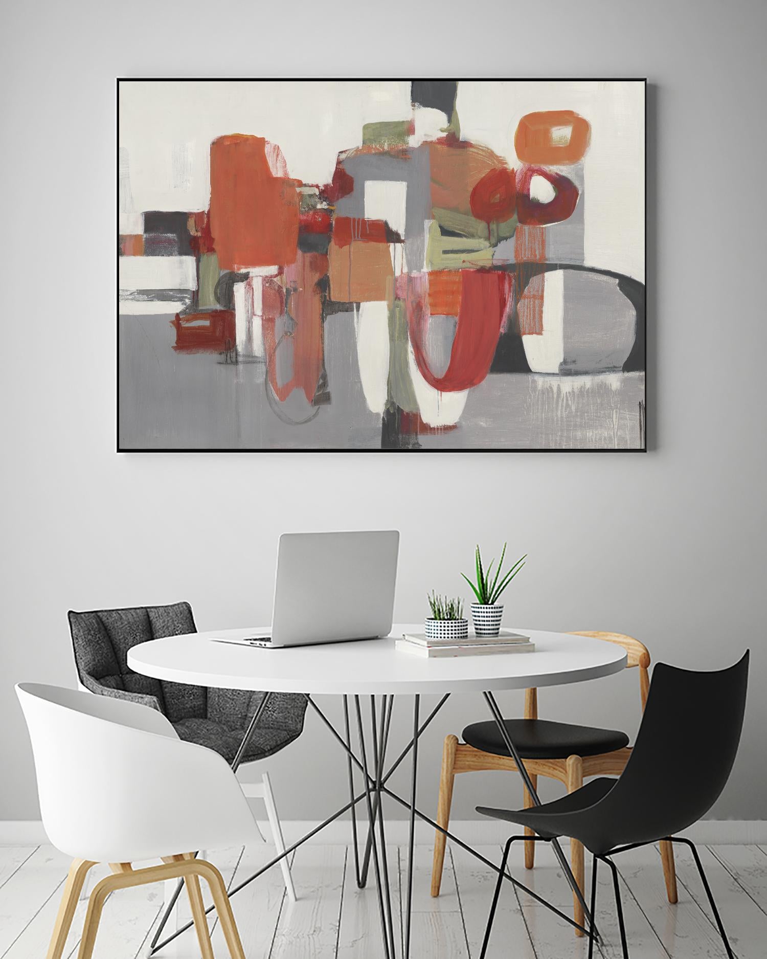 Laguna by Terri Burris on GIANT ART - reds abstract