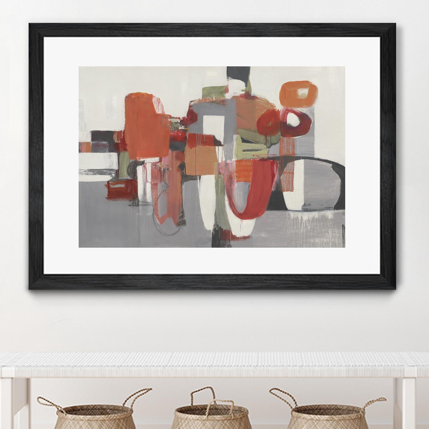 Laguna by Terri Burris on GIANT ART - reds abstract