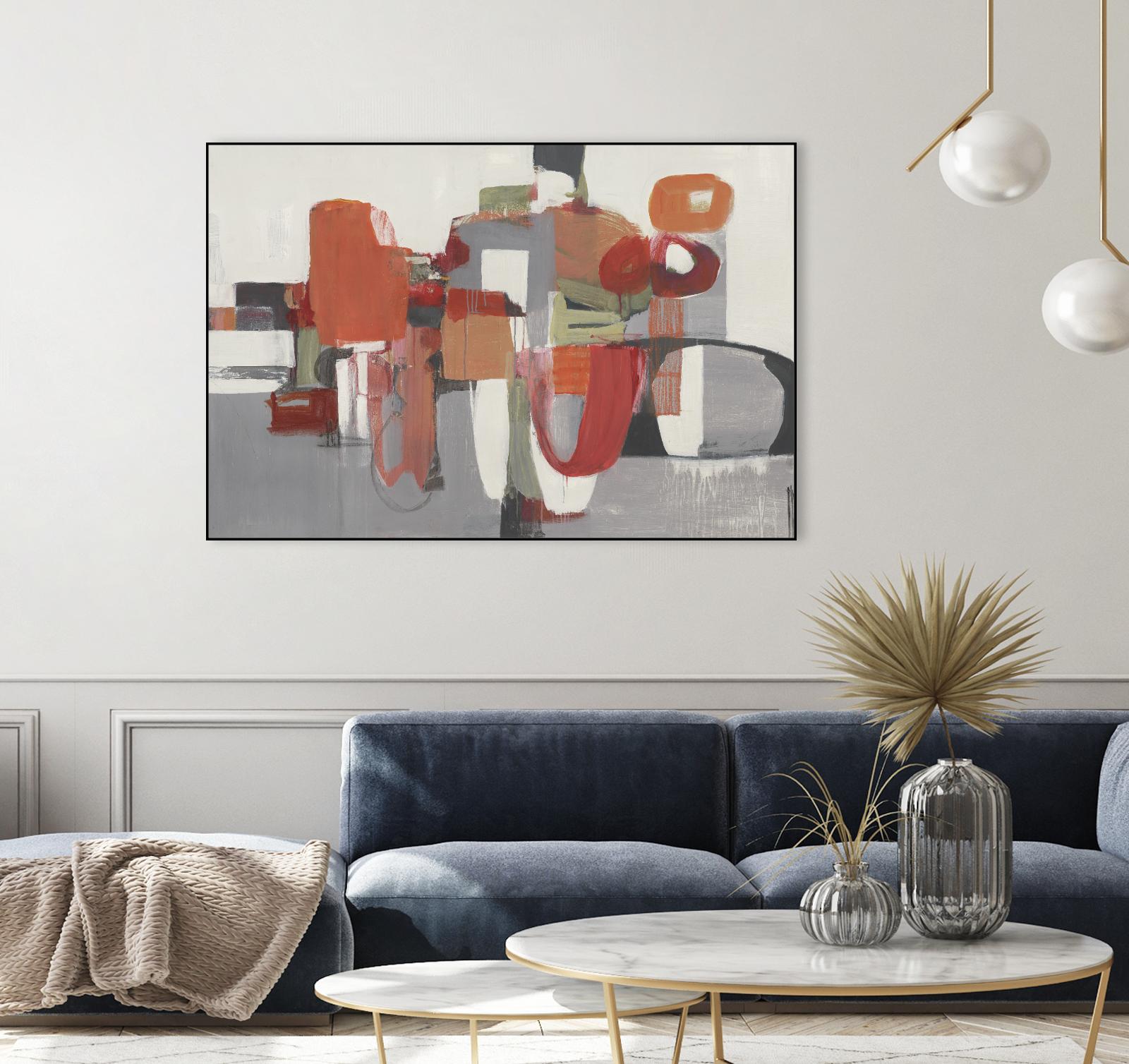 Laguna by Terri Burris on GIANT ART - reds abstract