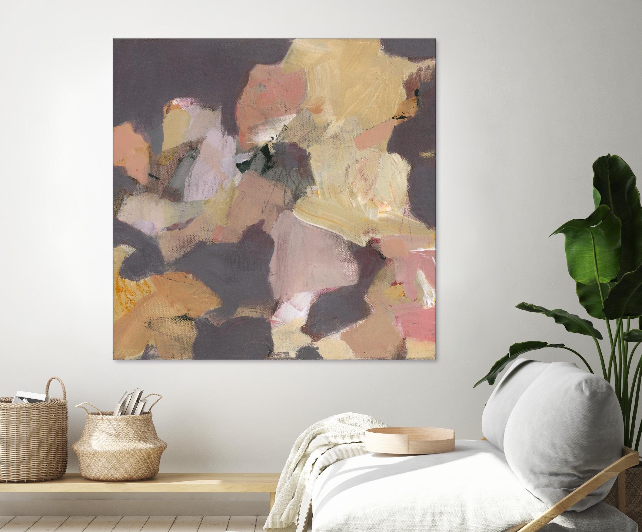 Mauve I by Terri Burris on GIANT ART - yellows abstract