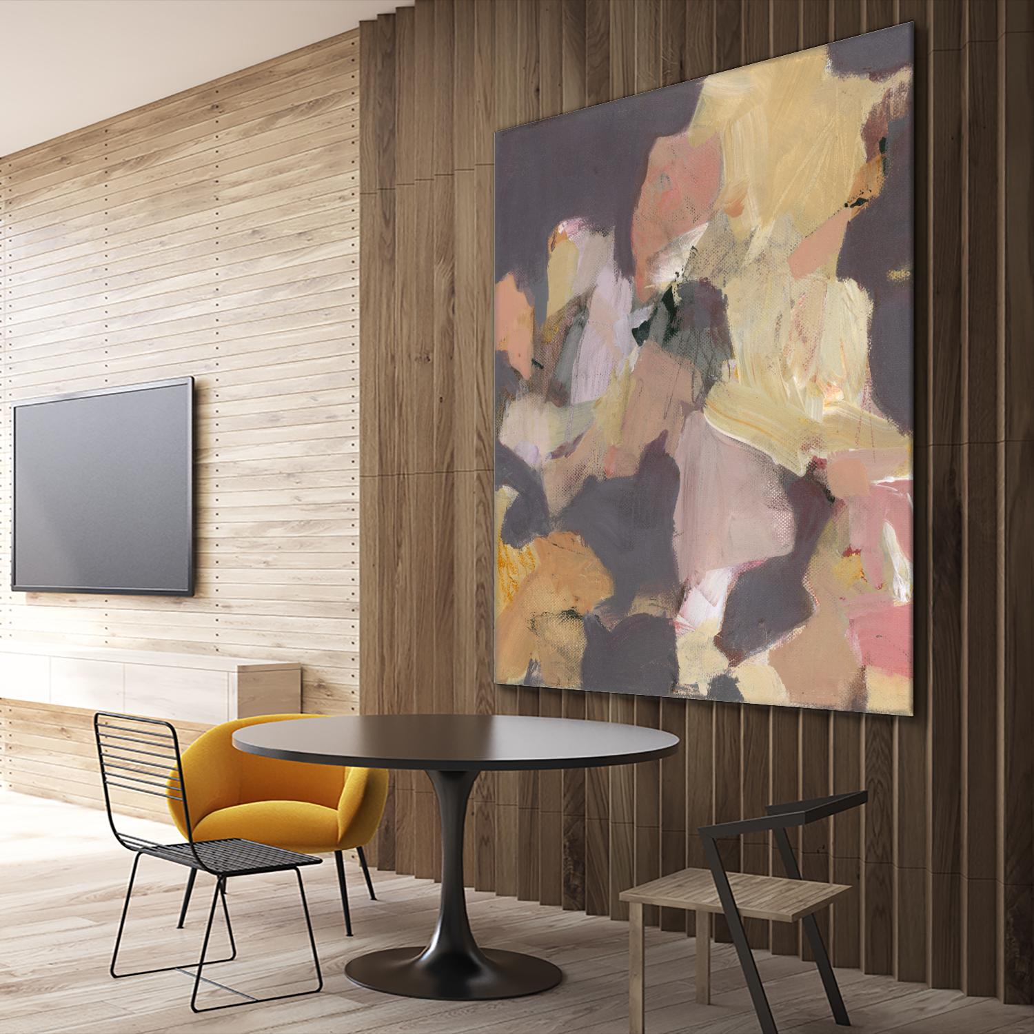 Mauve I by Terri Burris on GIANT ART - yellows abstract