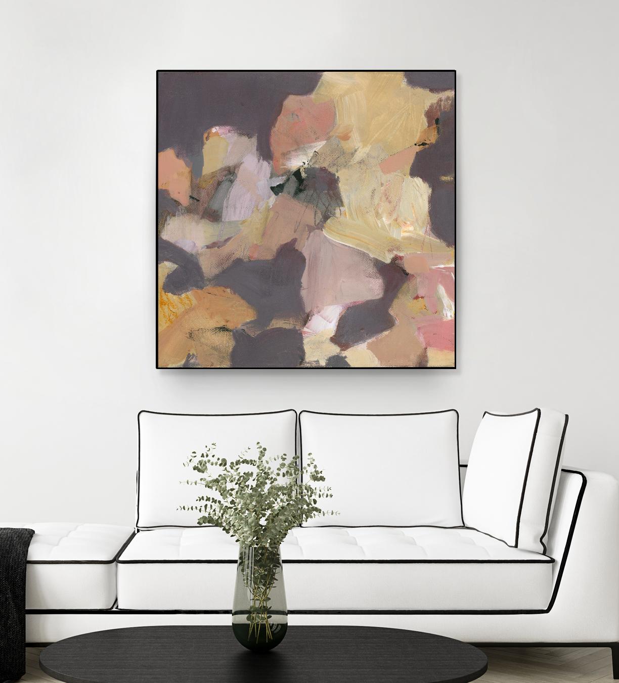 Mauve I by Terri Burris on GIANT ART - yellows abstract