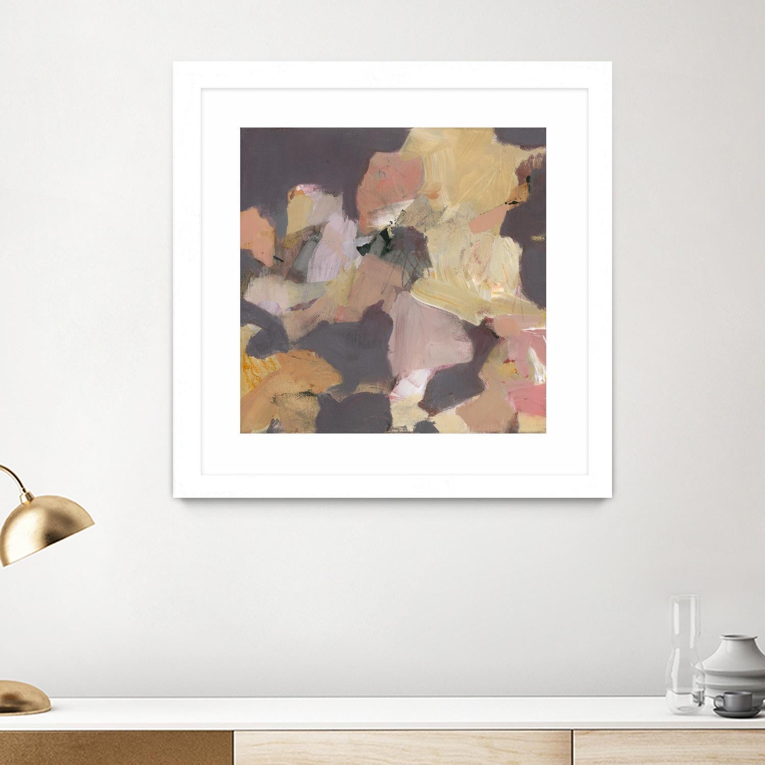 Mauve I by Terri Burris on GIANT ART - yellows abstract