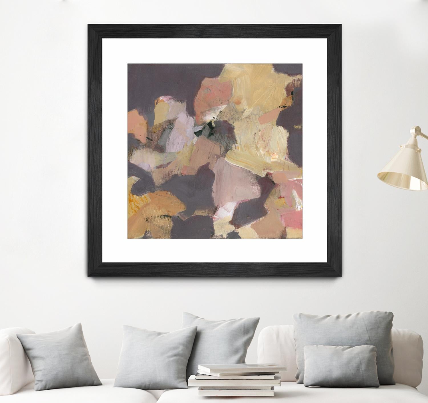 Mauve I by Terri Burris on GIANT ART - yellows abstract