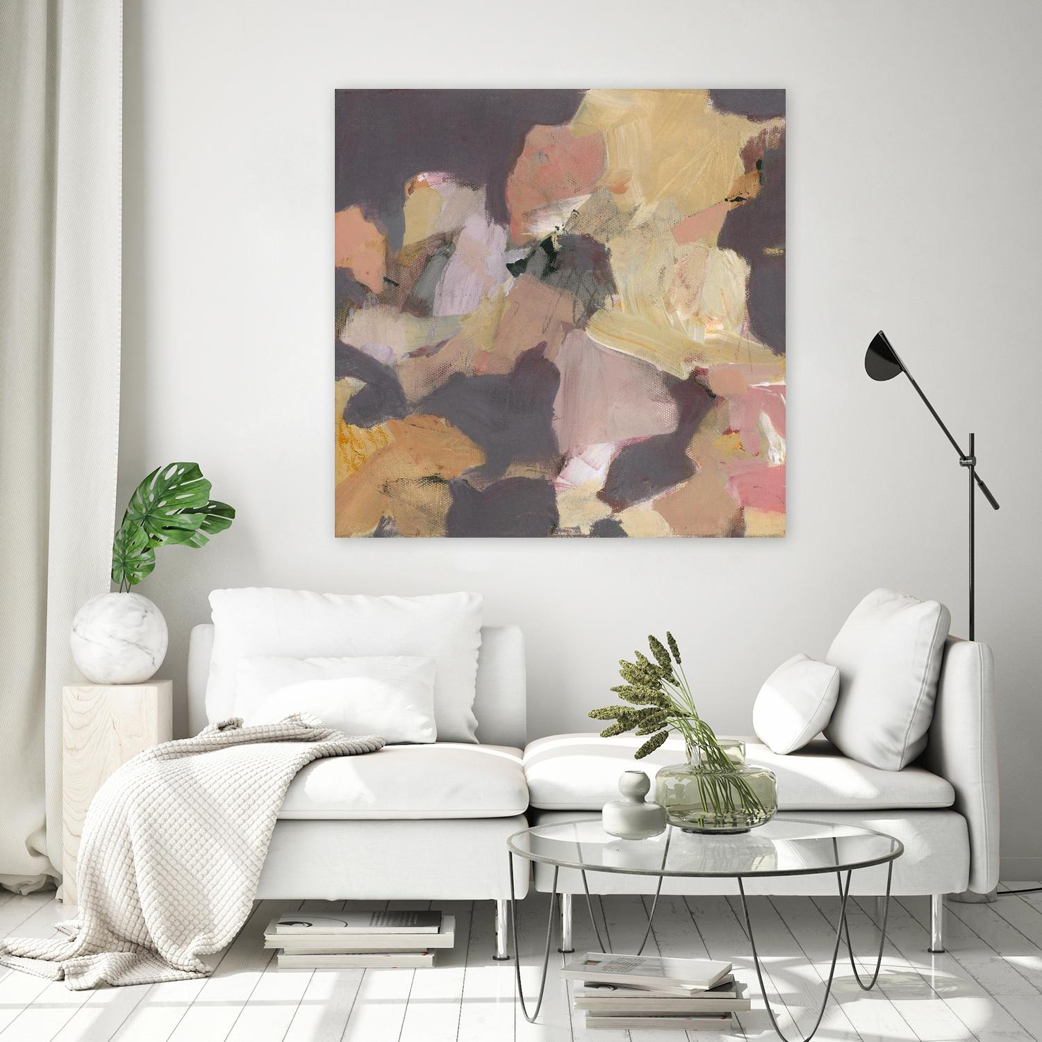 Mauve I by Terri Burris on GIANT ART - yellows abstract