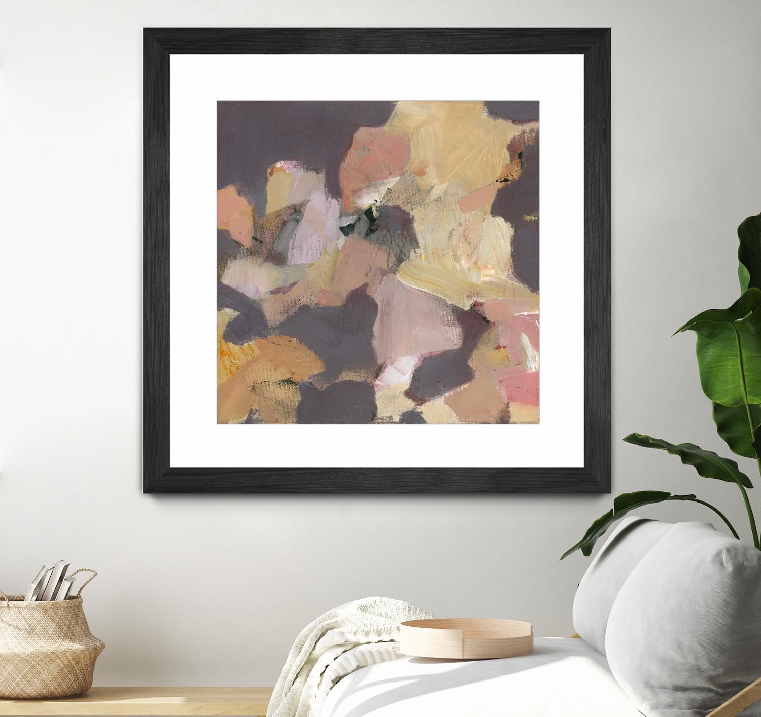 Mauve I by Terri Burris on GIANT ART - yellows abstract