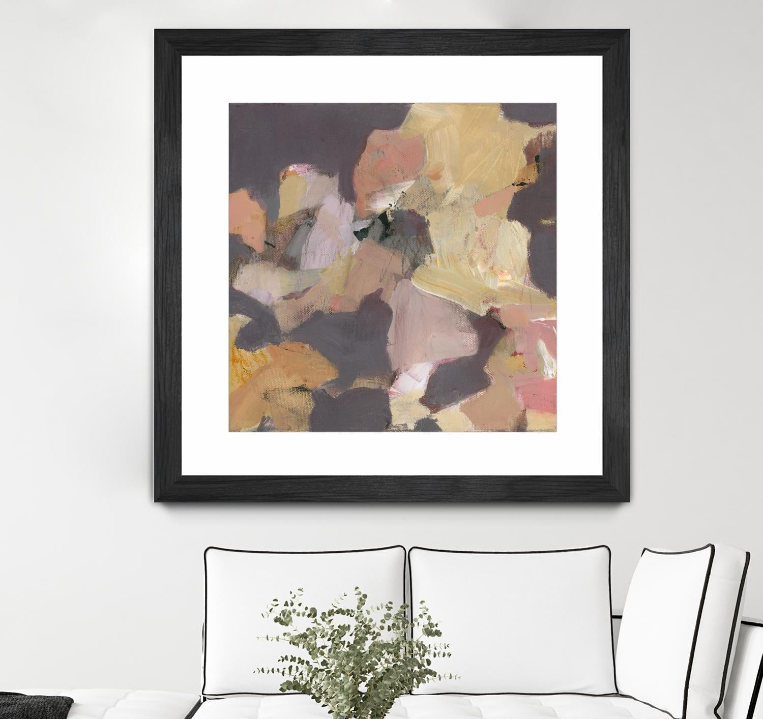 Mauve I by Terri Burris on GIANT ART - yellows abstract