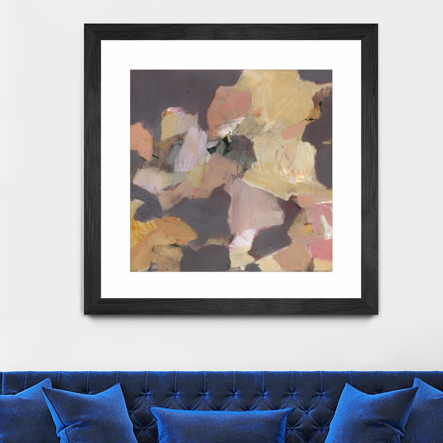 Mauve I by Terri Burris on GIANT ART - yellows abstract