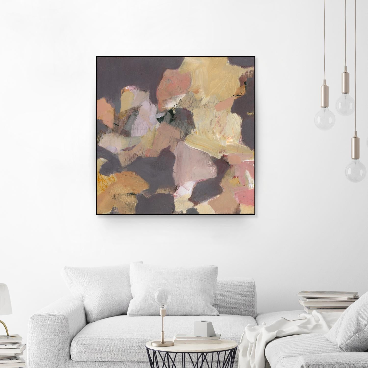 Mauve I by Terri Burris on GIANT ART - yellows abstract