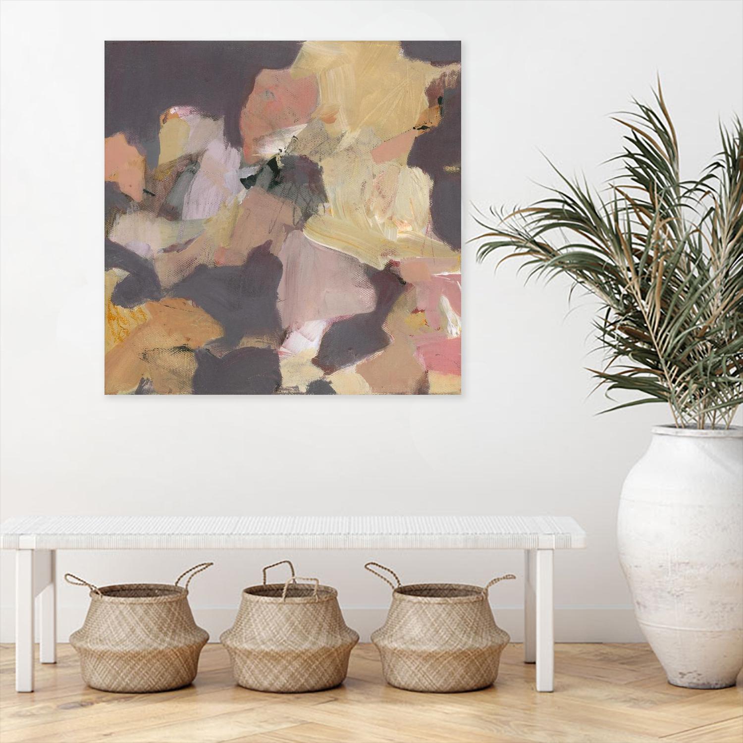 Mauve I by Terri Burris on GIANT ART - yellows abstract