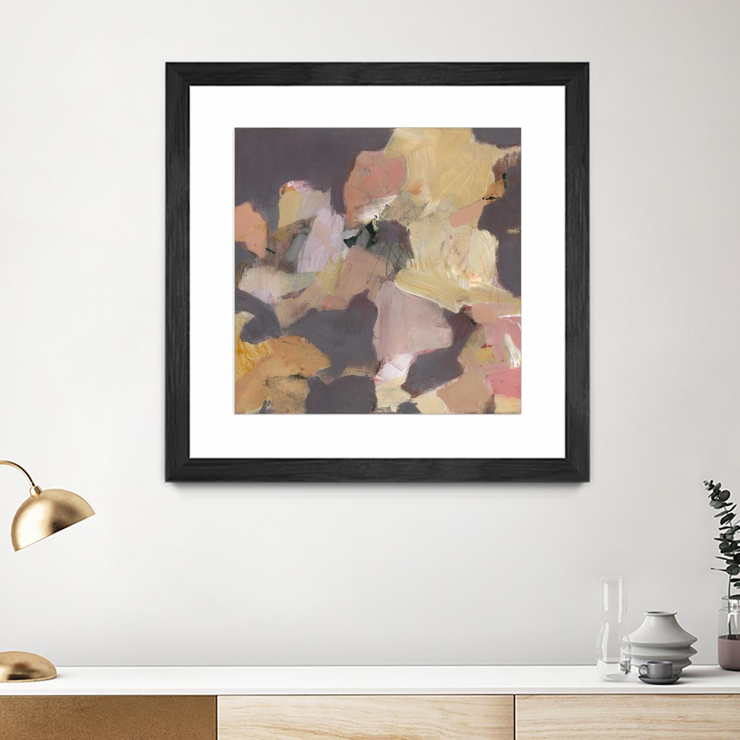 Mauve I by Terri Burris on GIANT ART - yellows abstract