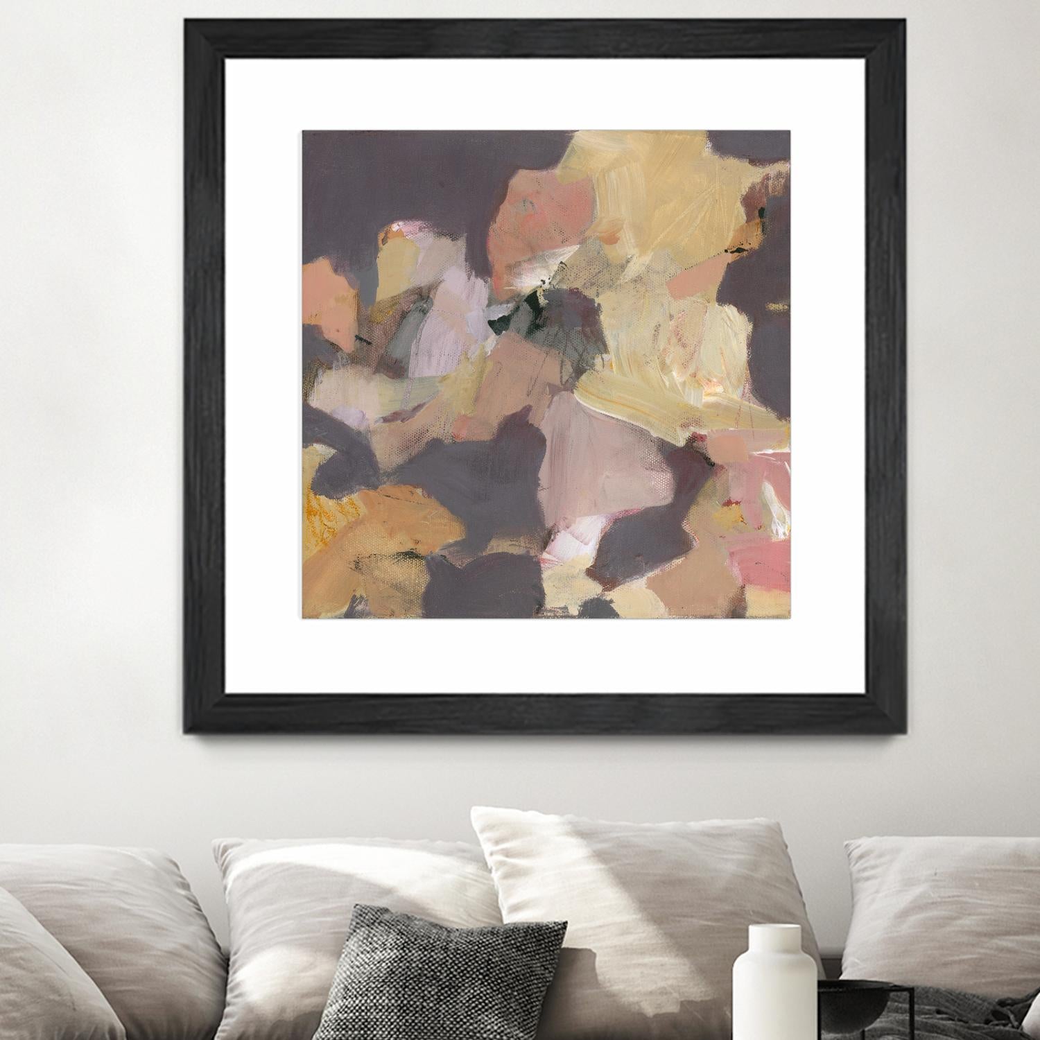 Mauve I by Terri Burris on GIANT ART - yellows abstract