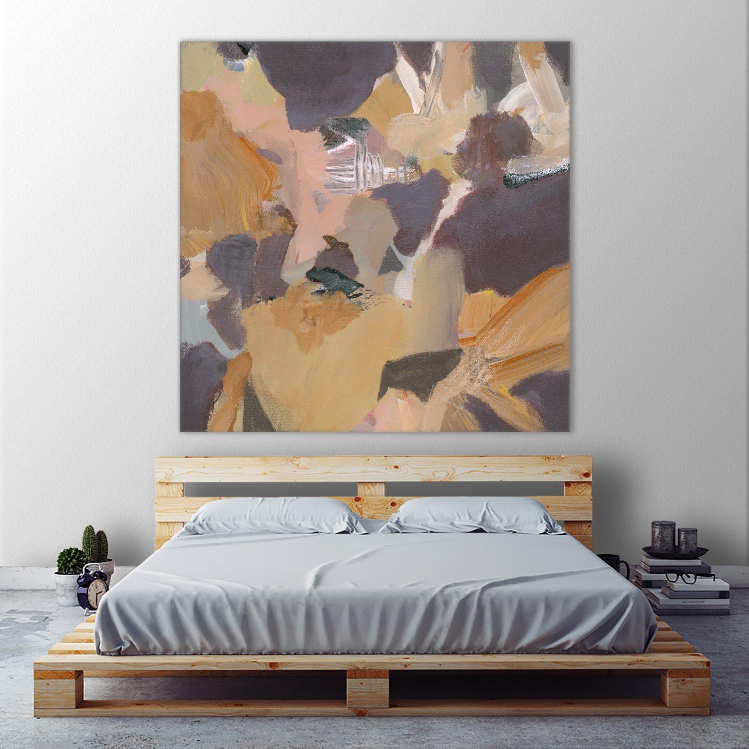 Mauve II by Terri Burris on GIANT ART - yellows abstract