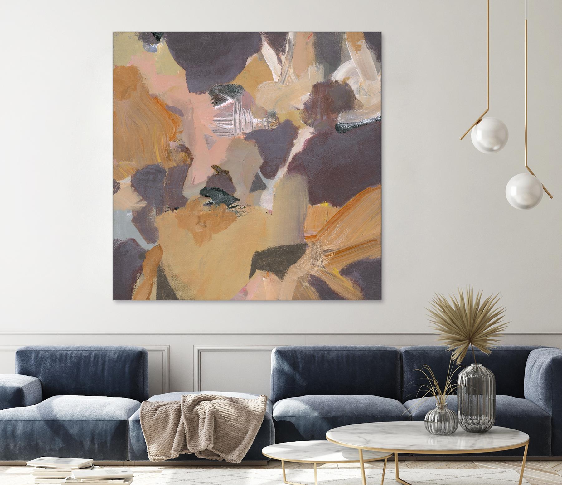 Mauve II by Terri Burris on GIANT ART - yellows abstract