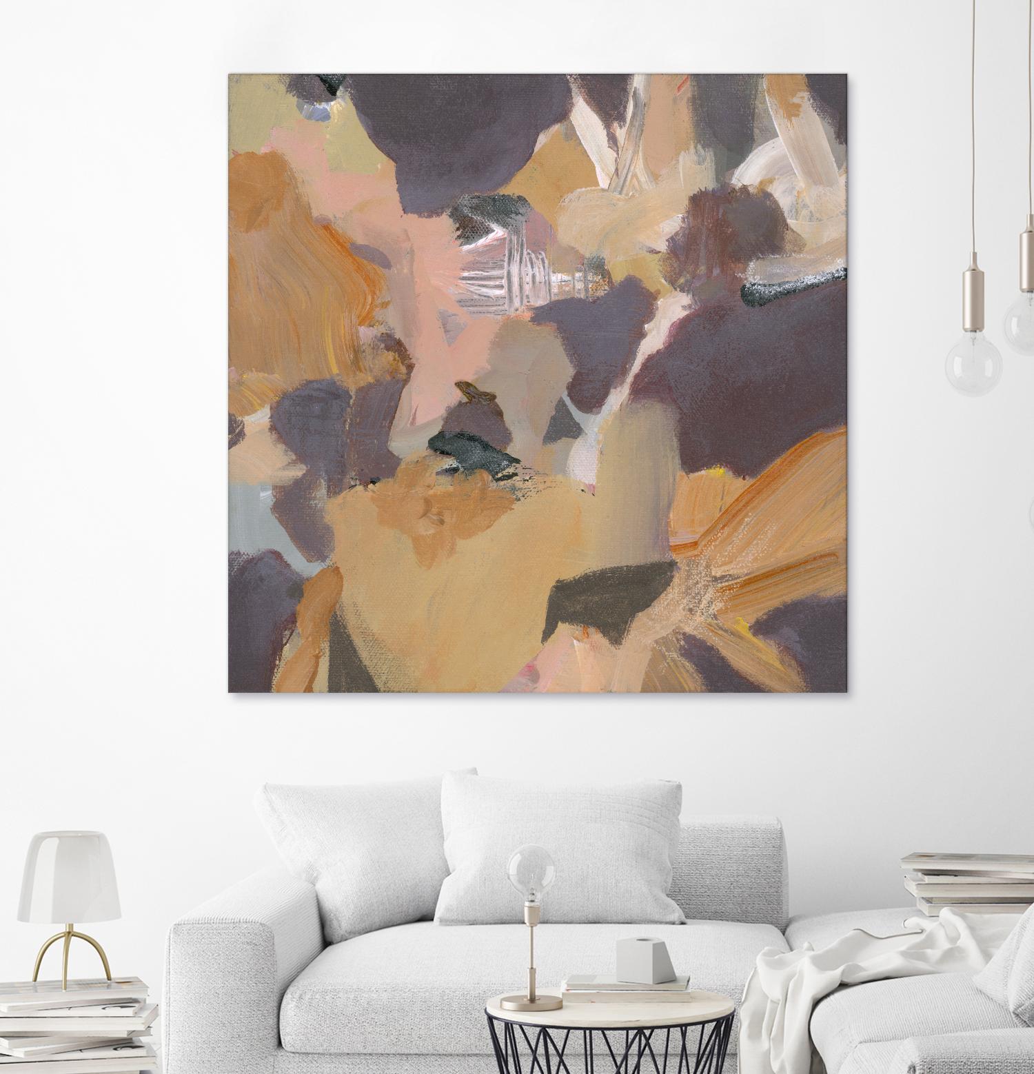 Mauve II by Terri Burris on GIANT ART - yellows abstract