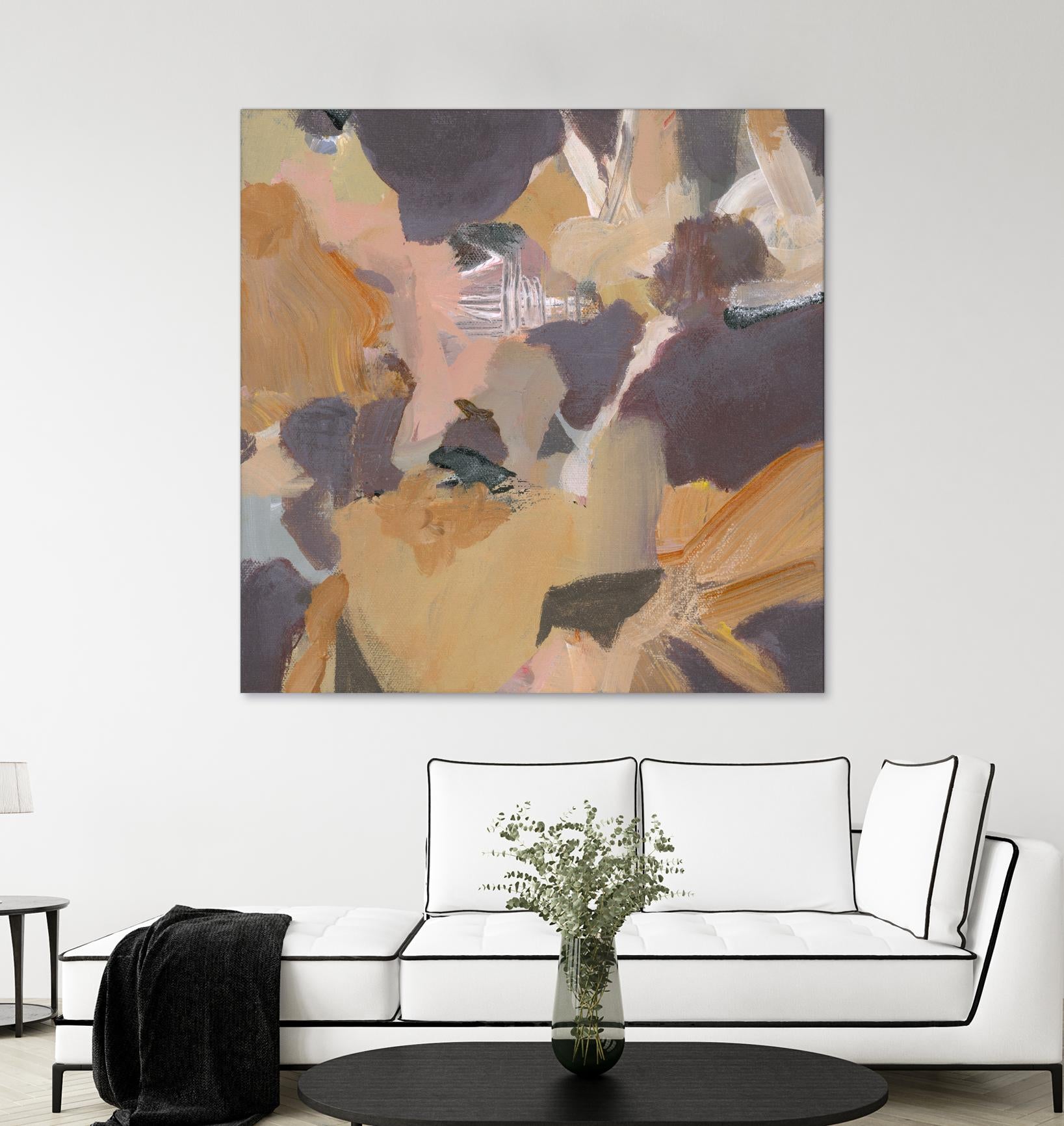 Mauve II by Terri Burris on GIANT ART - yellows abstract