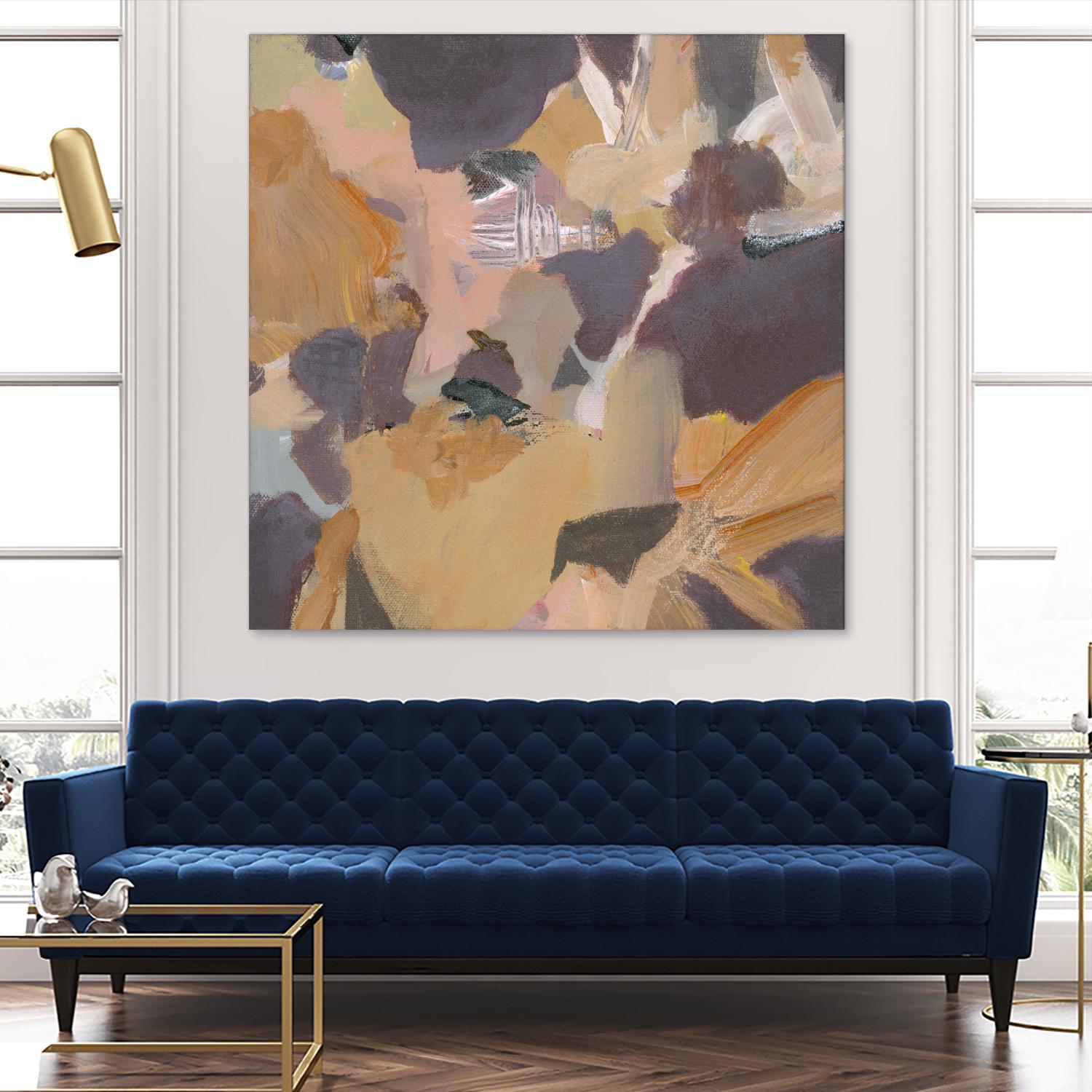 Mauve II by Terri Burris on GIANT ART - yellows abstract