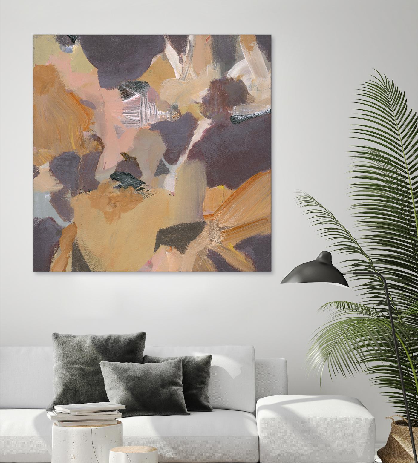 Mauve II by Terri Burris on GIANT ART - yellows abstract