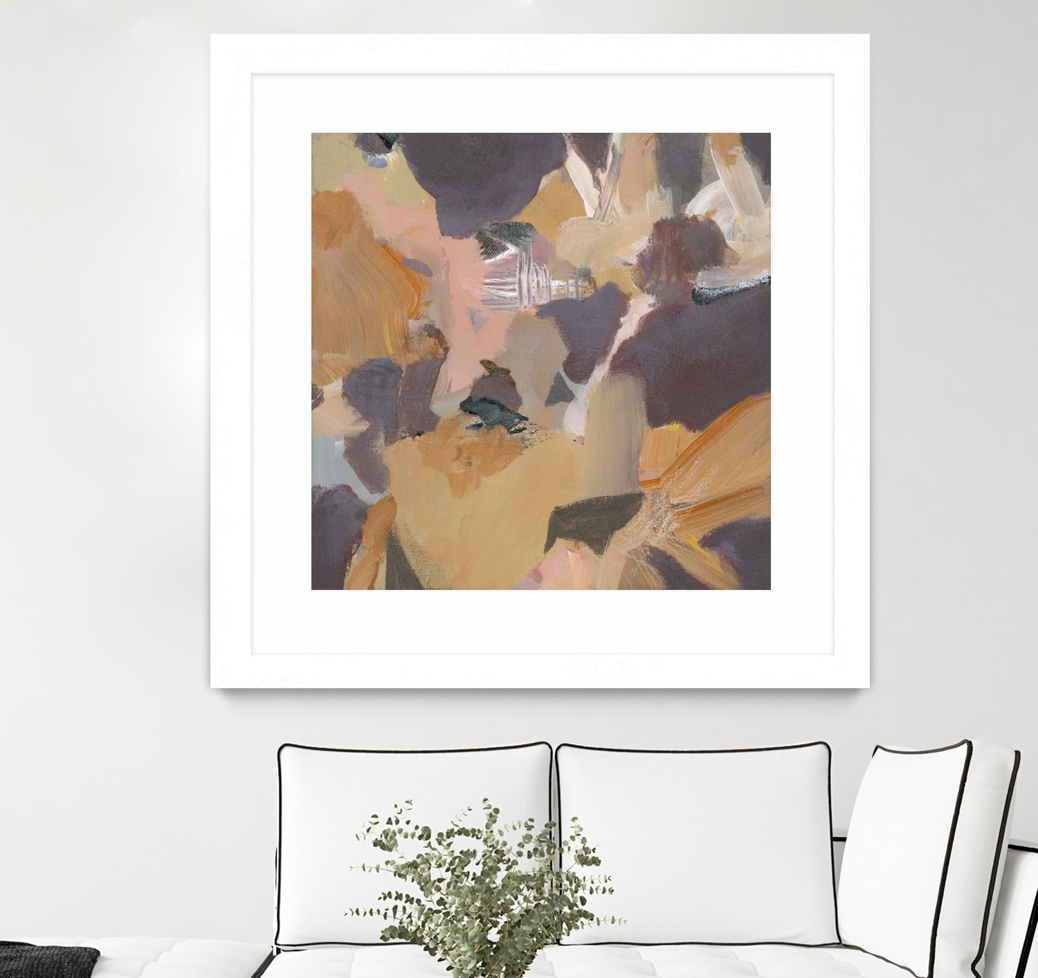 Mauve II by Terri Burris on GIANT ART - yellows abstract
